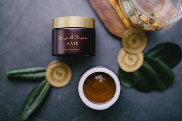 Papaya and Pumpkin Mask – Jolie Peau