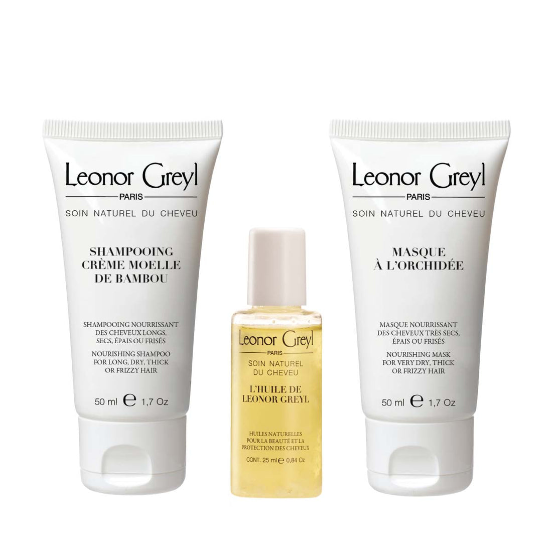 Leonor Greyl LUXURY TRAVEL KIT FOR VERY DRY, THICK OR CURLY HAIR